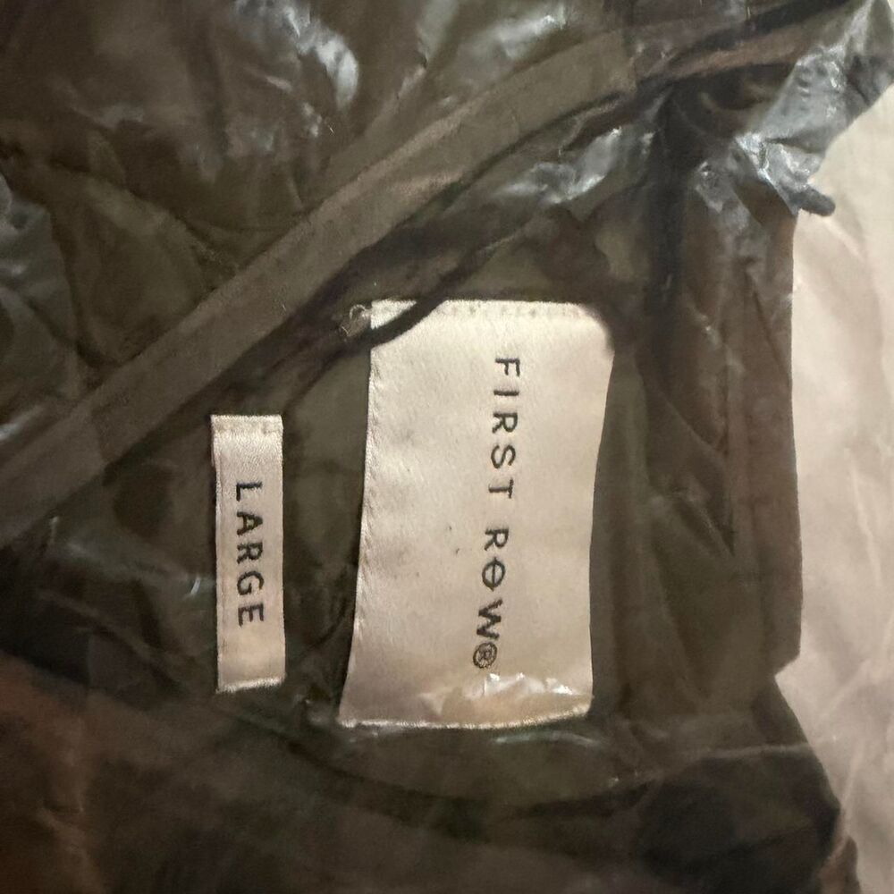 First Row Men's Khaki and Green Jacket - Picture 7 of 7